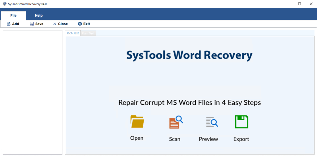 Systools Word repair